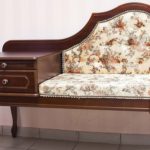 деревянный диван-банкетка