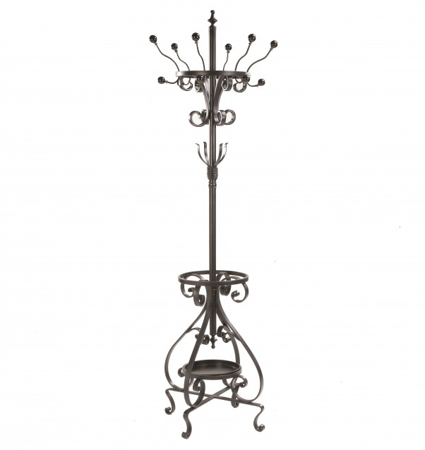Металлическая вешалка в стиле барокко.