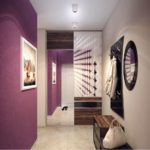 Мебель в фиолетовый коридор